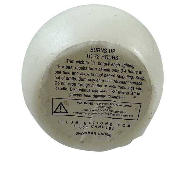 5 Christmas Novelty Candles Gurley Santa Claus Church Snowman Bell Vintage - Picture 12 of 12